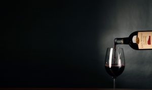 wine being poured